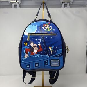 Loungefly Disney Peter Pan Jolly Roger Mini Backpack Hook Tinkerbell